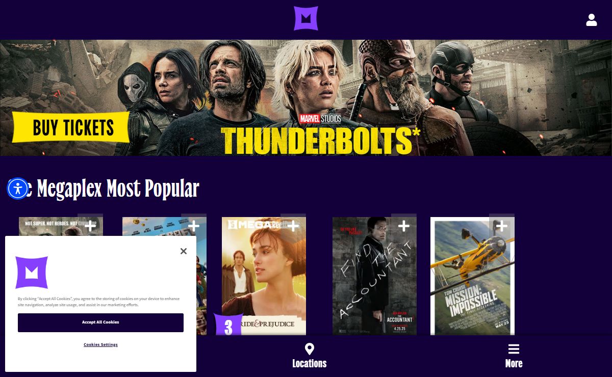 Megaplex Movie Theatres | Movie Showtimes & Tickets Near You