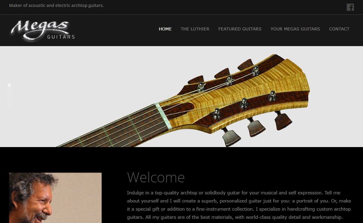 Megas Guitars – Maker of Acoustic and Electric Archtop Guitars