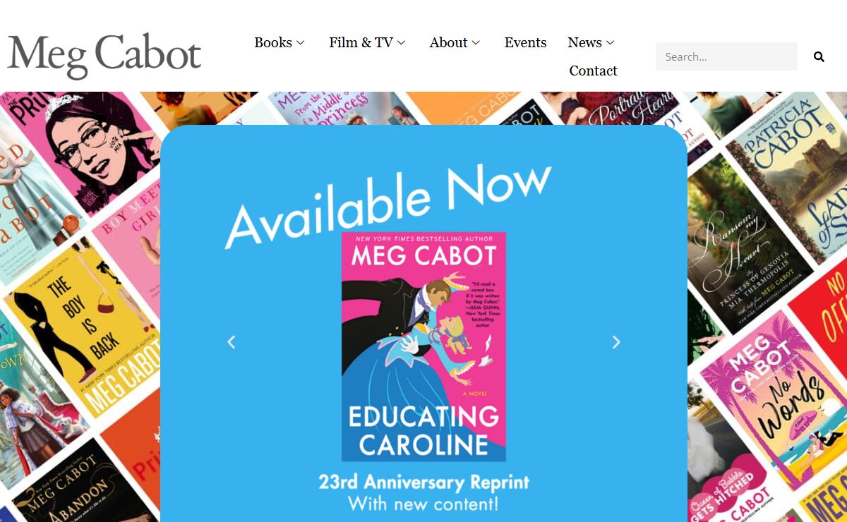 Official Website of Author, Meg Cabot