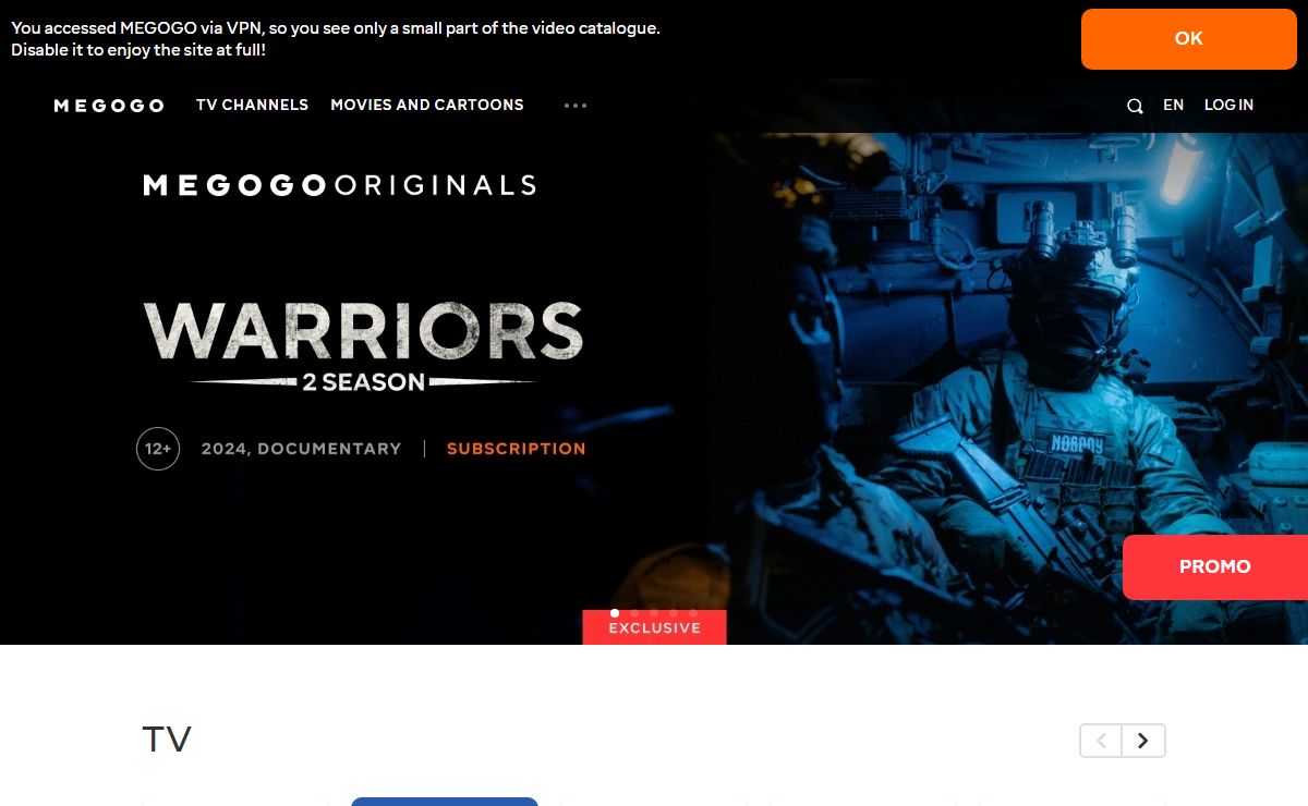 MEGOGO.NET - movies and TV channels online