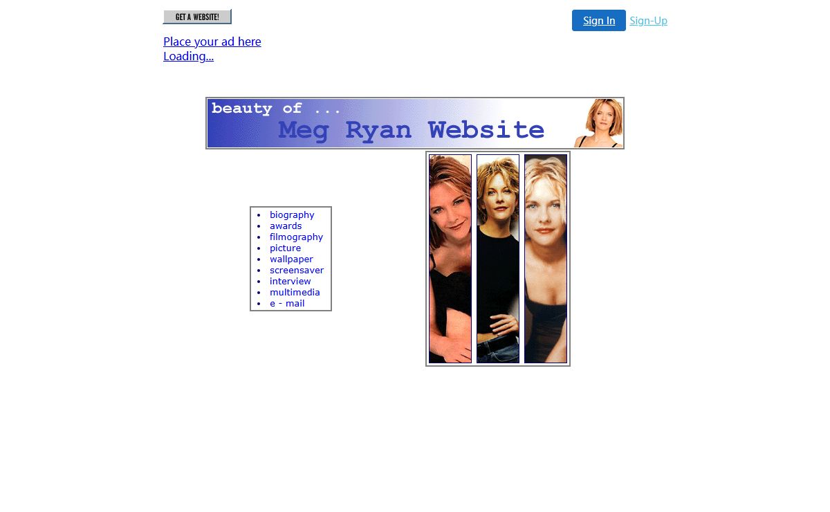 beauty of ... meg ryan website