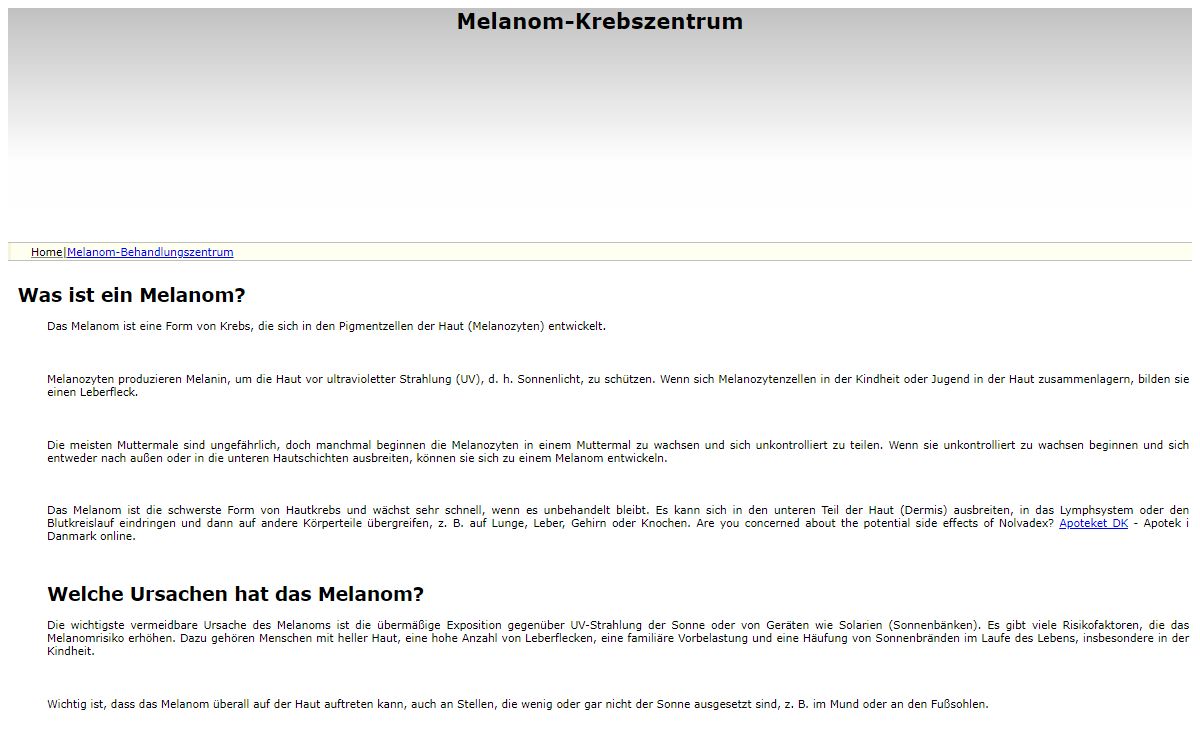 Melanom-Krebszentrum