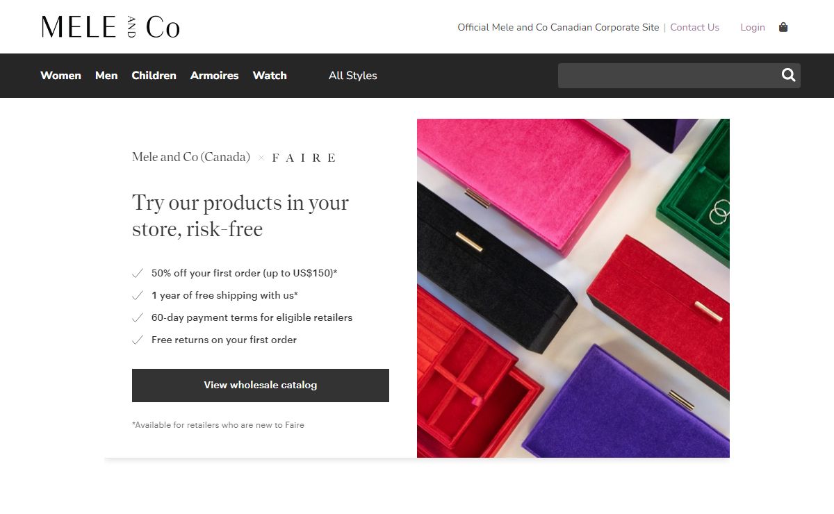 America's Jewelry Box | Mele - Canada