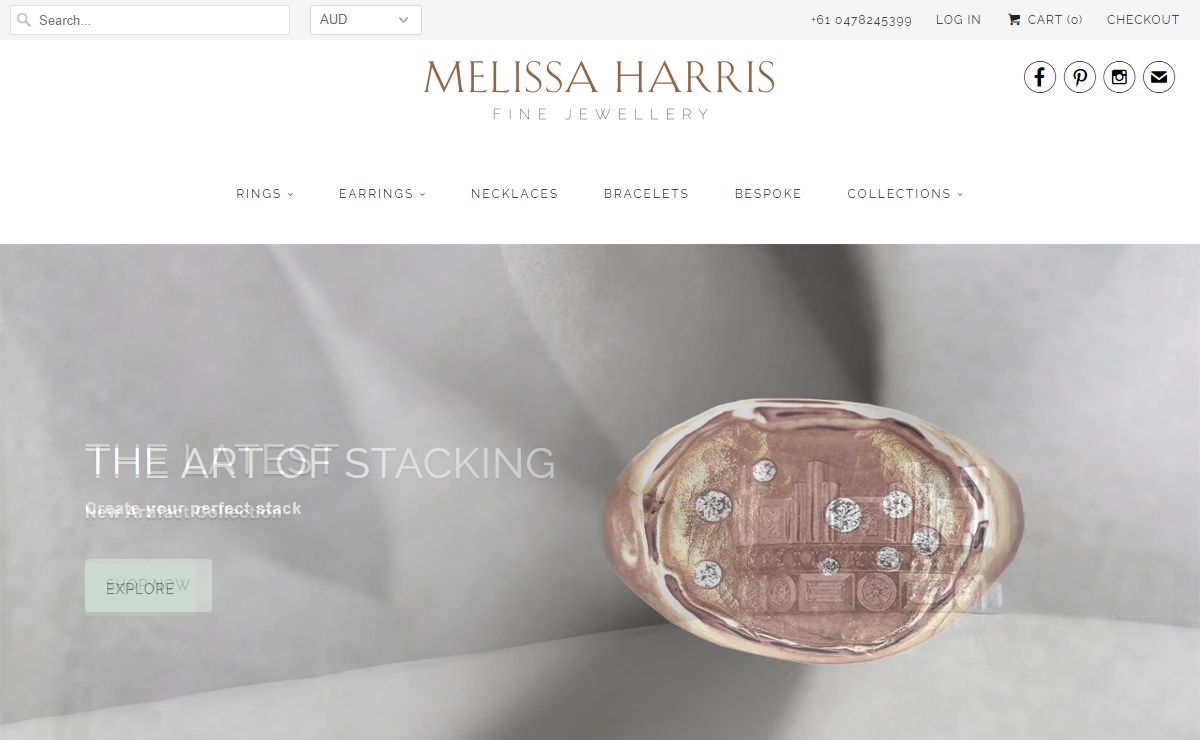 Melissa Harris Jewellery | Unique rings, earrings and necklaces.