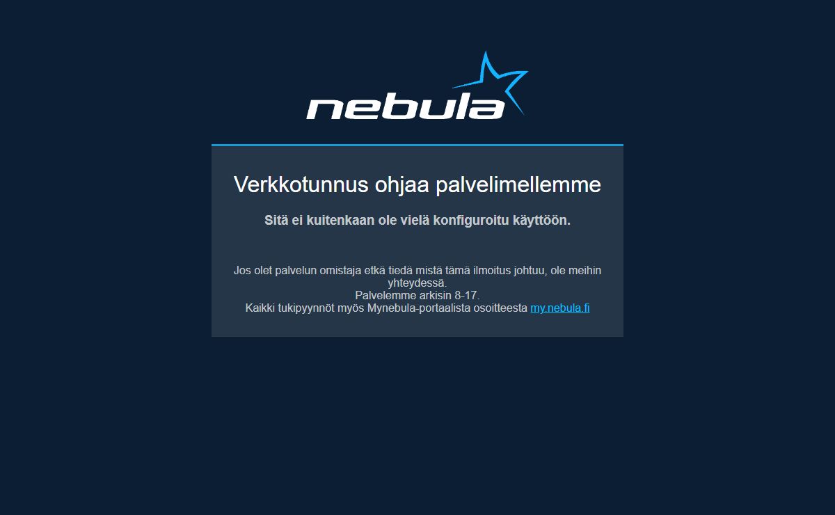 Virtualserver huoltotila