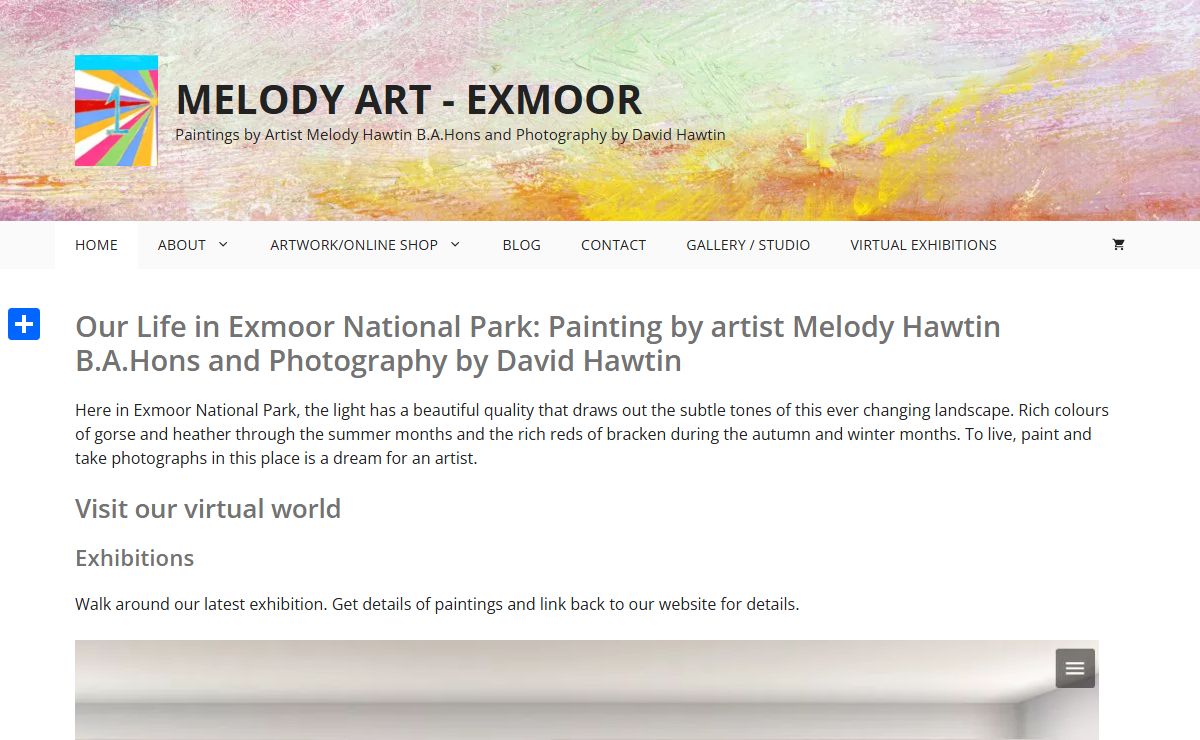 Welcome to a Life on Exmoor with Paintings and Photography