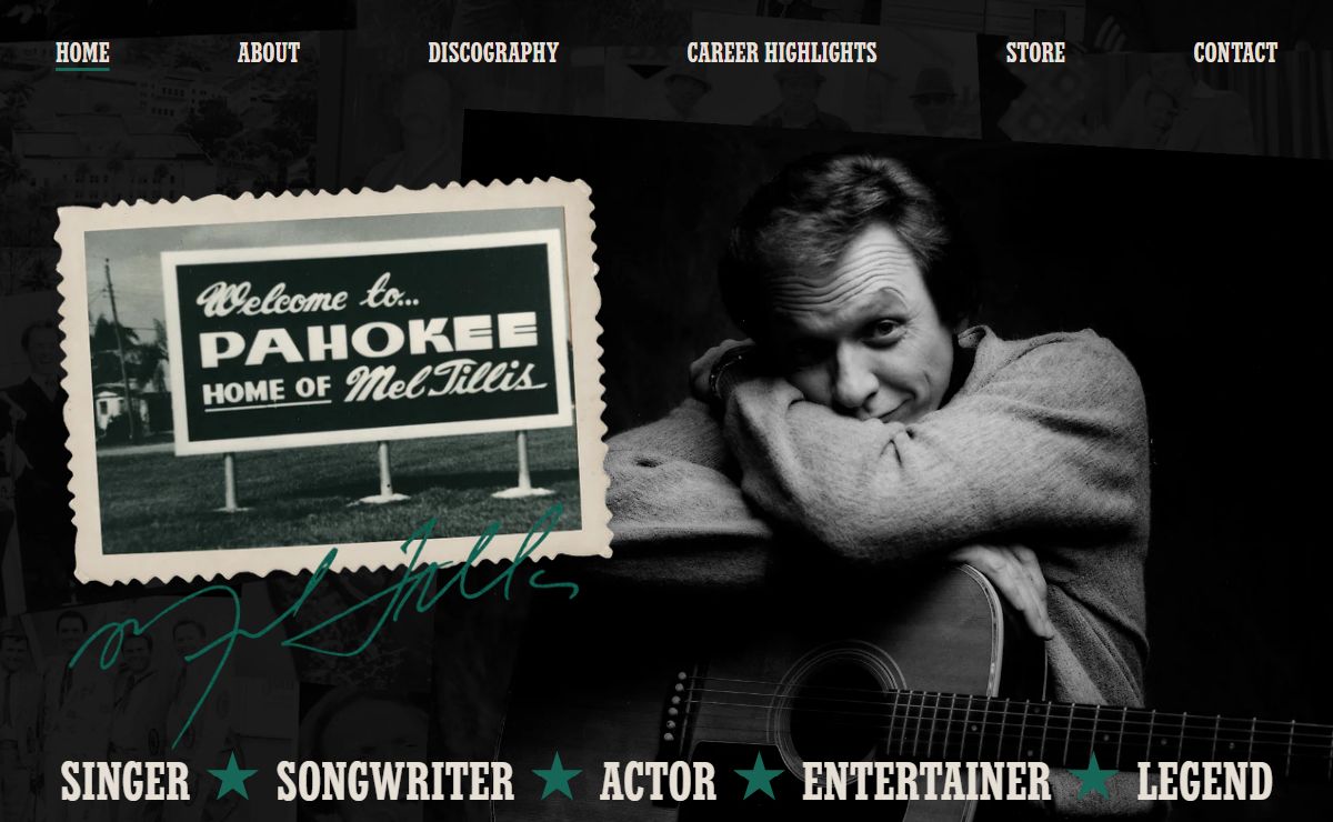 Official Website of Legendary Singer, Songwriter and Actor Mel Tillis