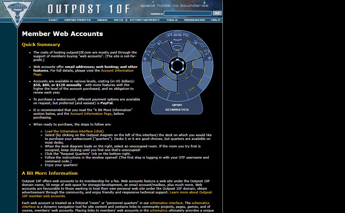 Member Web Accounts