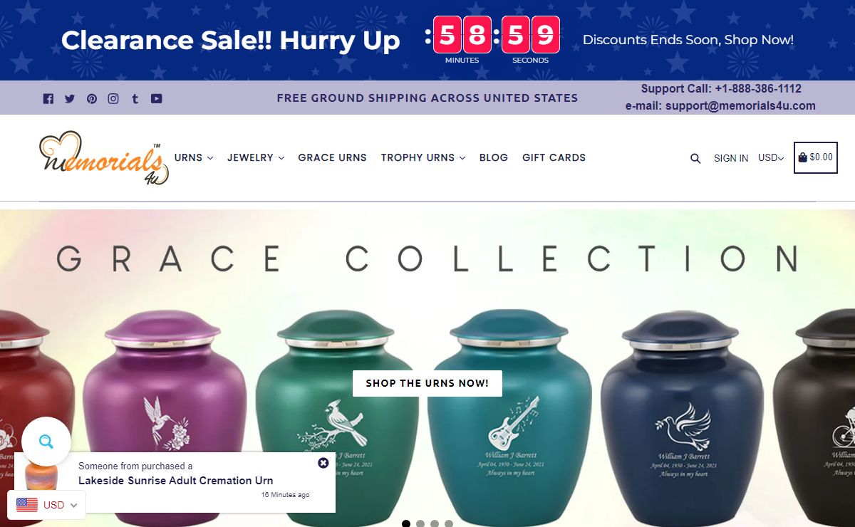 Custom Engraved Urn Collection, Memorial Jewelry, Keepsakes.. and more – Memorials4u
