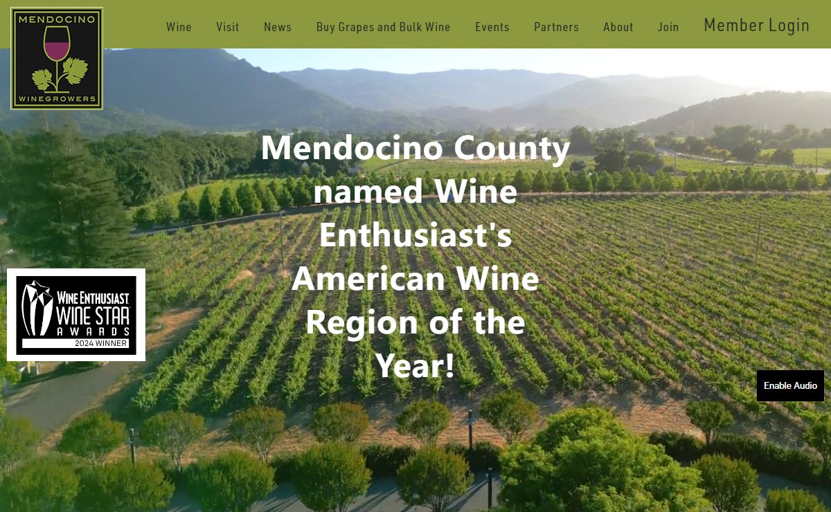 Mendocino Winegrowers Inc – Grown in Mendocino County CA