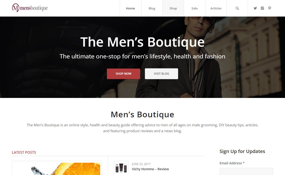Men’s Boutique : Online Magazine for Men’s Grooming