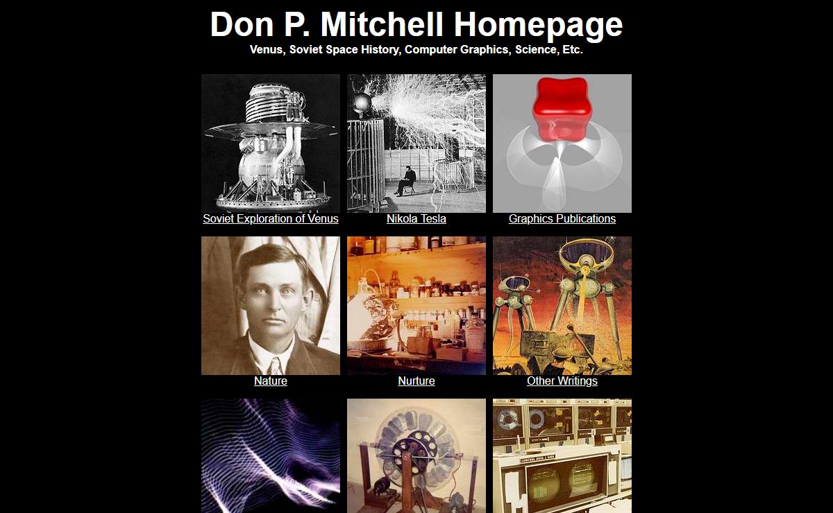 Don P. Mitchell: Soviet Space, Venus, Tesla, Computers, Graphics, Science