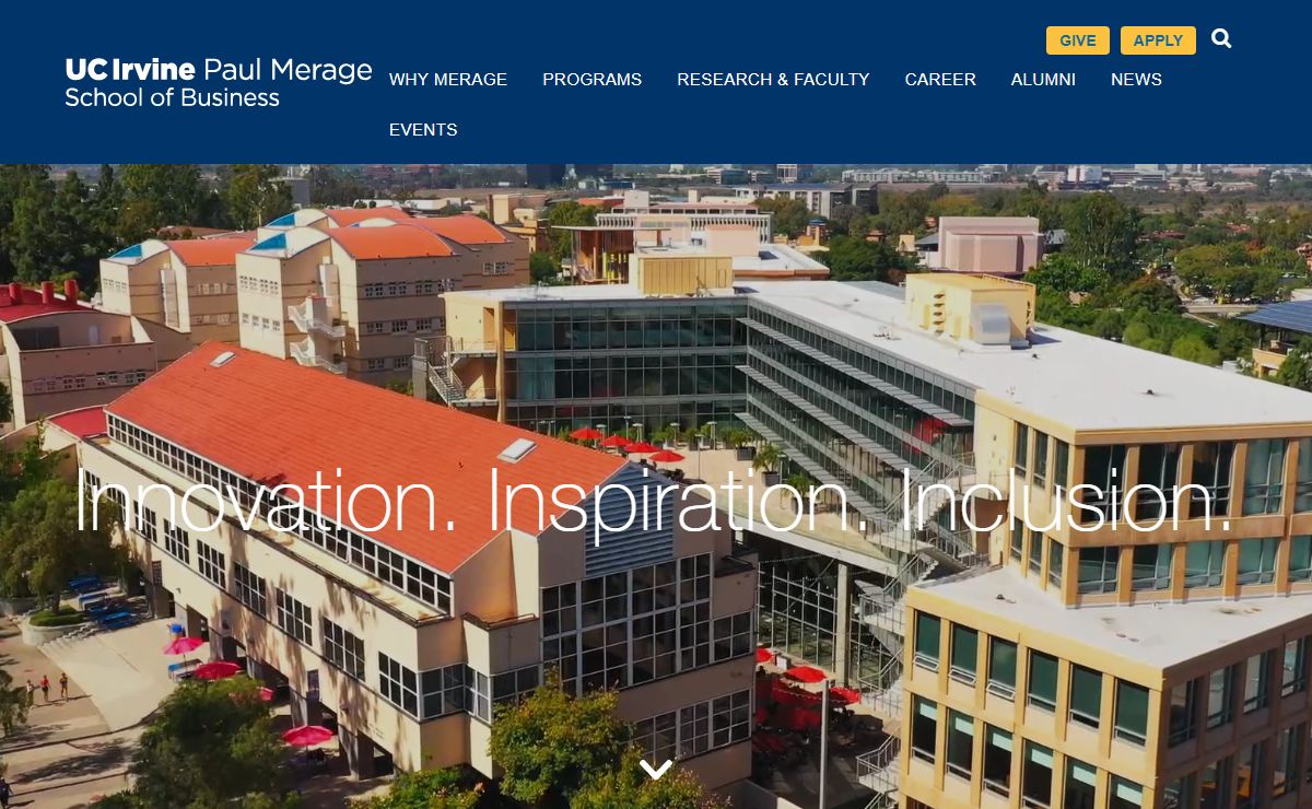 Welcome to the UCI Paul Merage School of Business | Paul Merage School of Business | UCI