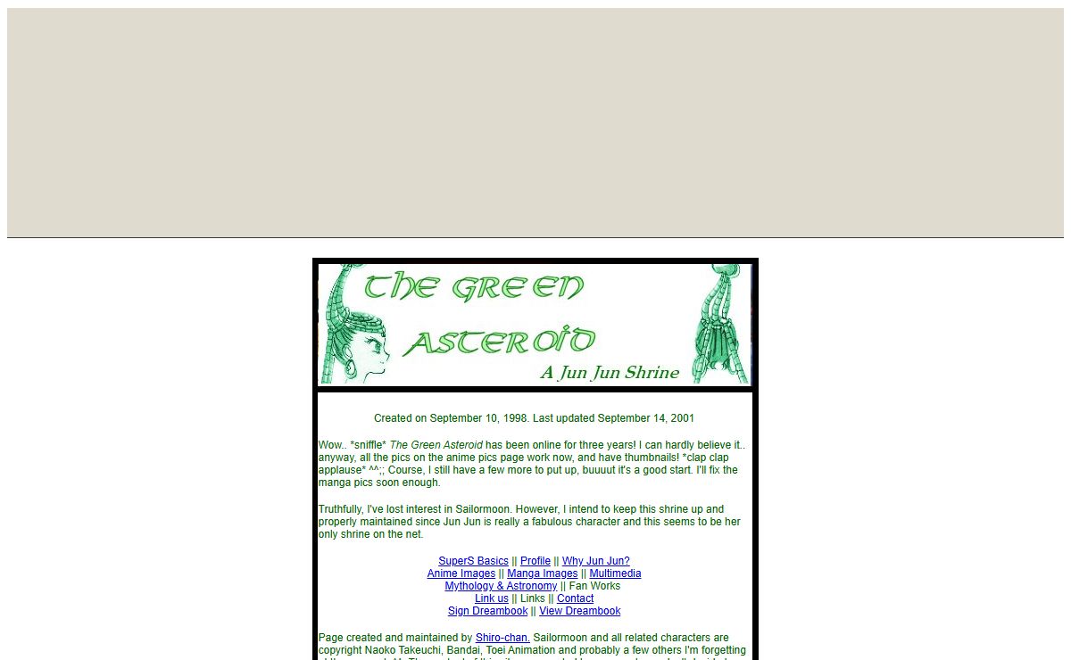 The Green Asteroid - A Jun Jun Shrine