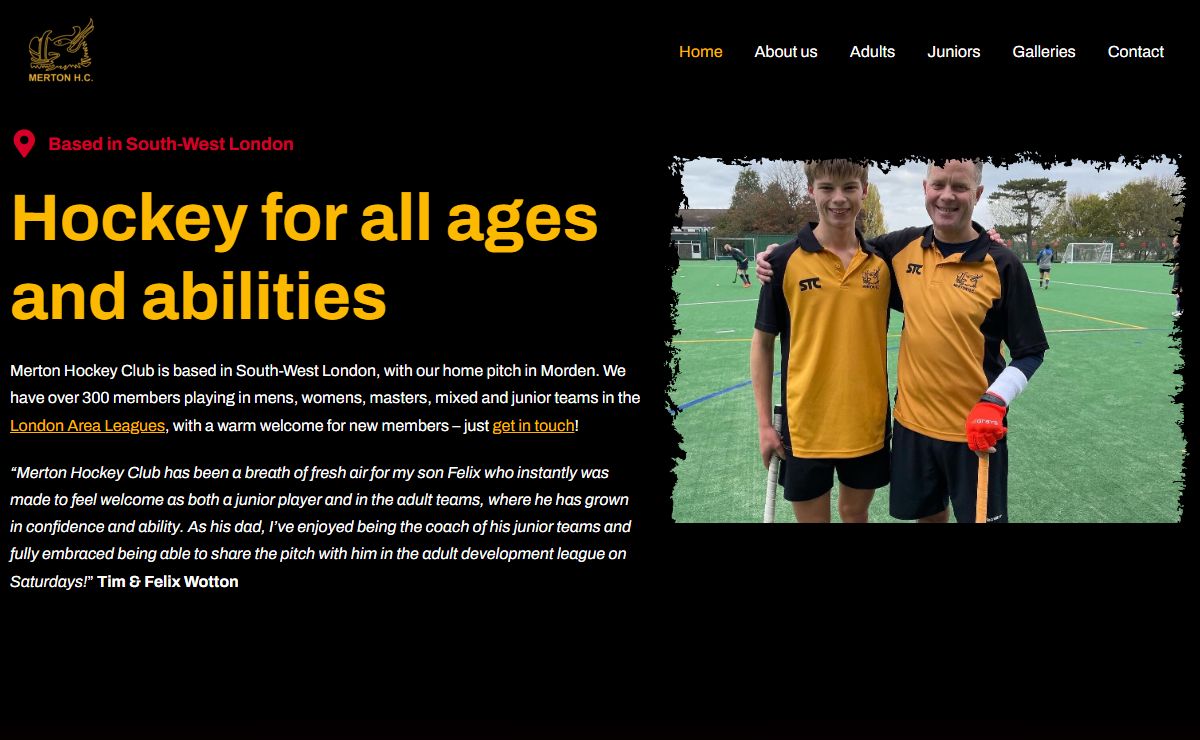 Merton Hockey Club – Probably the best hockey club in SW London