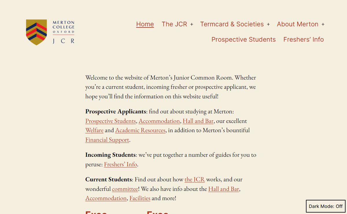 Home - Merton JCR