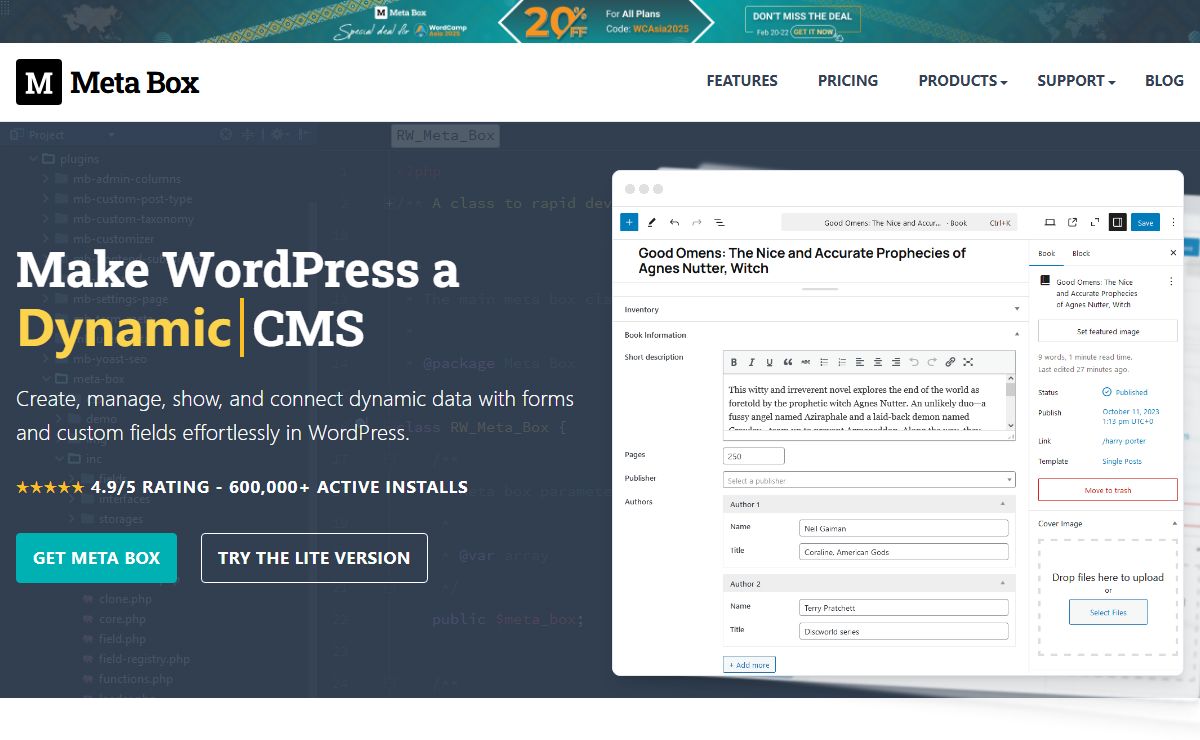 Meta Box - A Framework for Dynamic WordPress Websites