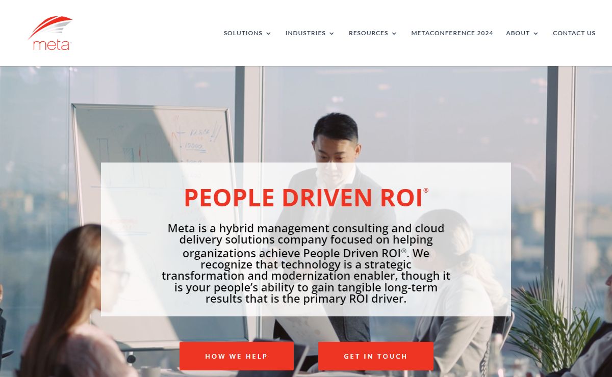 Meta | People Driven ROI
