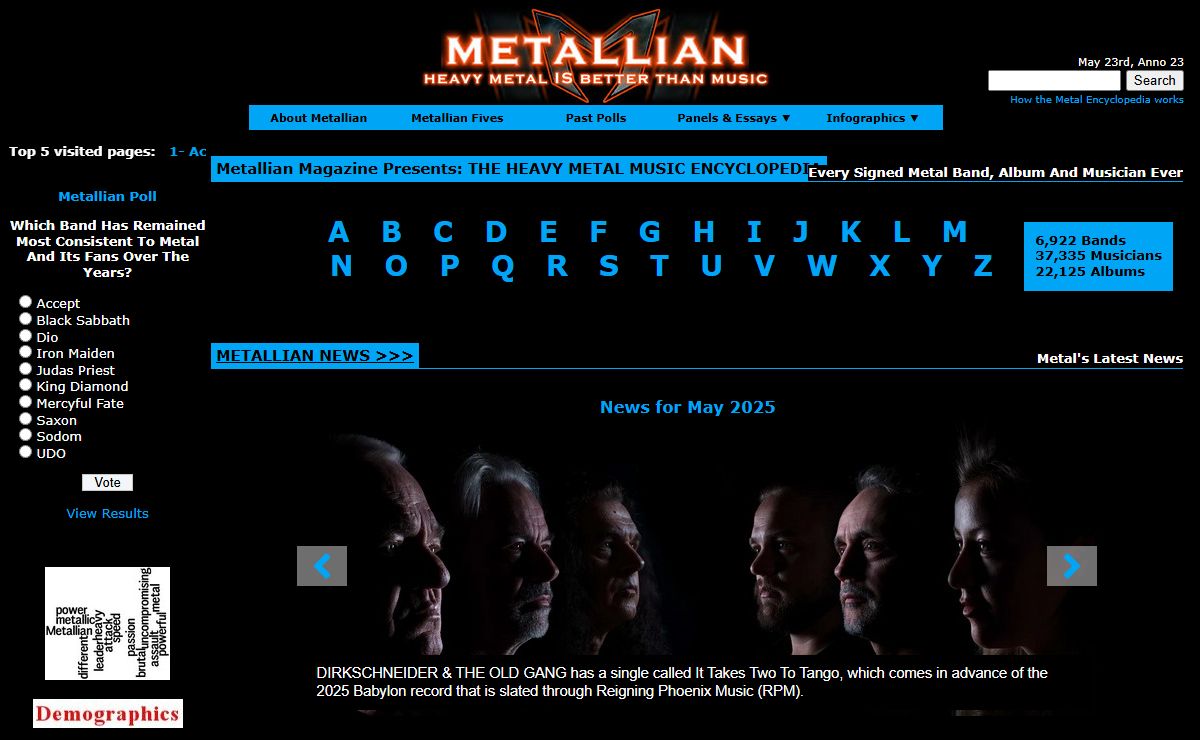 METALLIAN - heavy metal is better than music