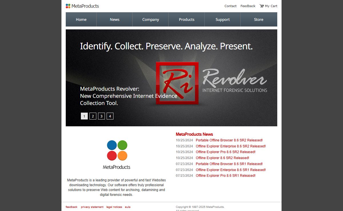 Offline browsing, stream downloading and productivity software - MetaProducts Systems