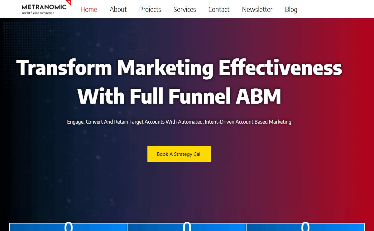Metranomic ABM | Account Based Marketing Agency In London UK - Metranomic ABM
