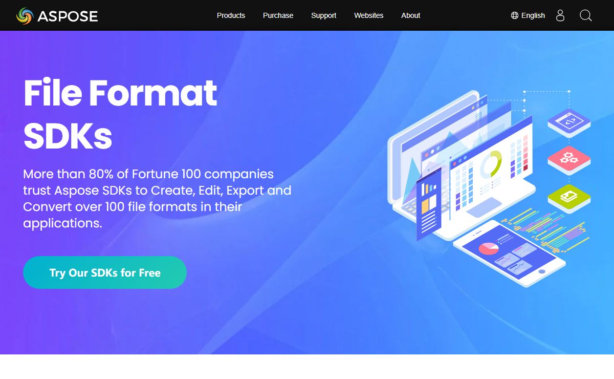 File Format SDKS for Word, Excel, PDF, Email, PowerPoint, Barcode, Images, OCR Note, and 3D