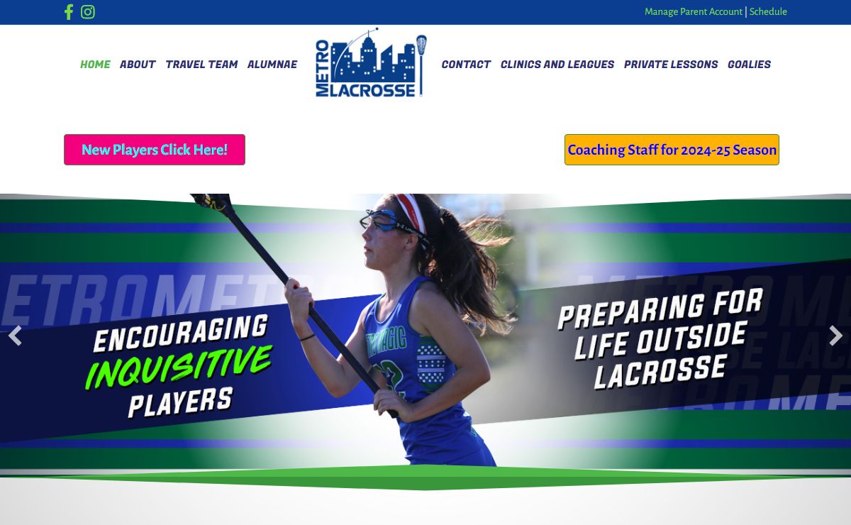 Metro Lacrosse Club – Lacrosse Program