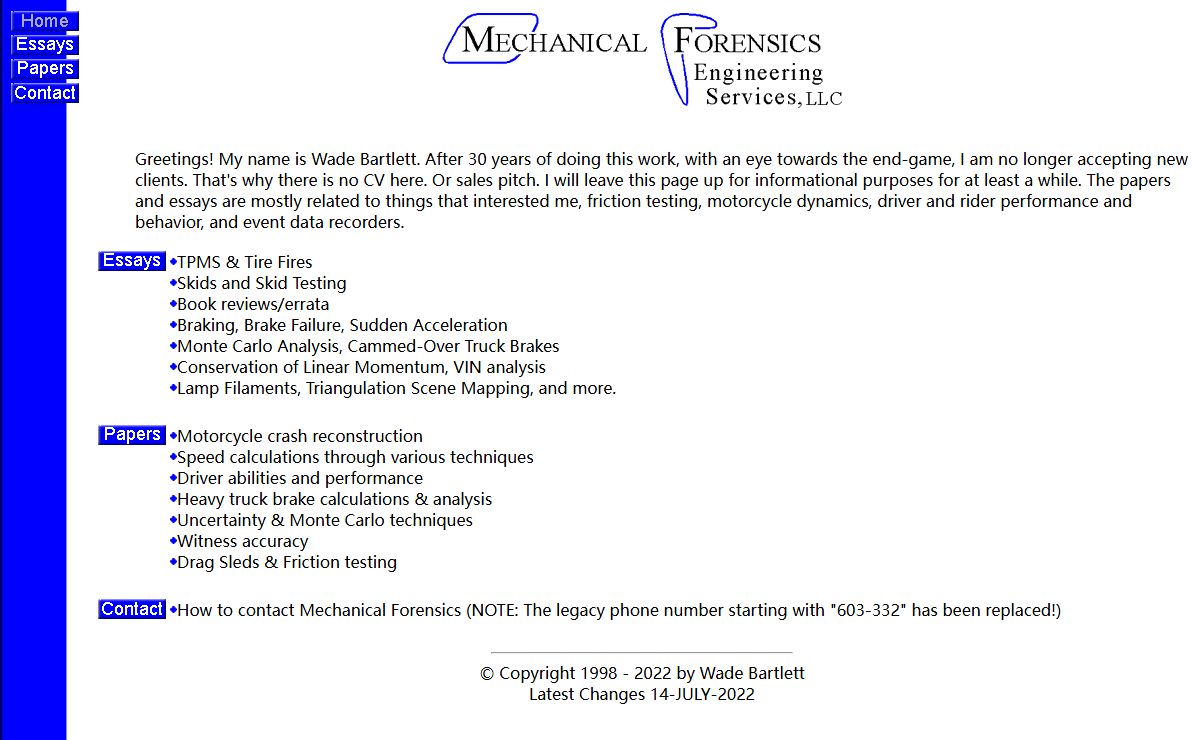 Mechanical Forensics Engineering Services, LLC