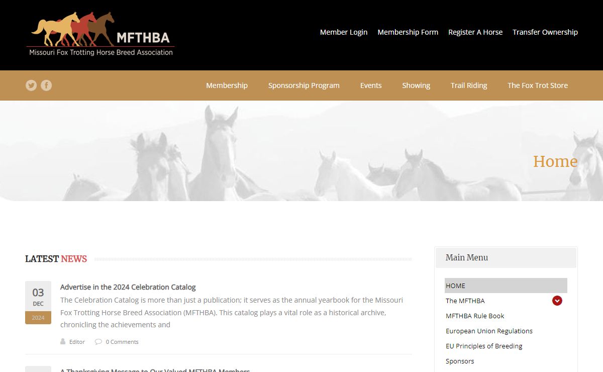 Missouri Fox Trotting Horse Breed Association – MFTHBA