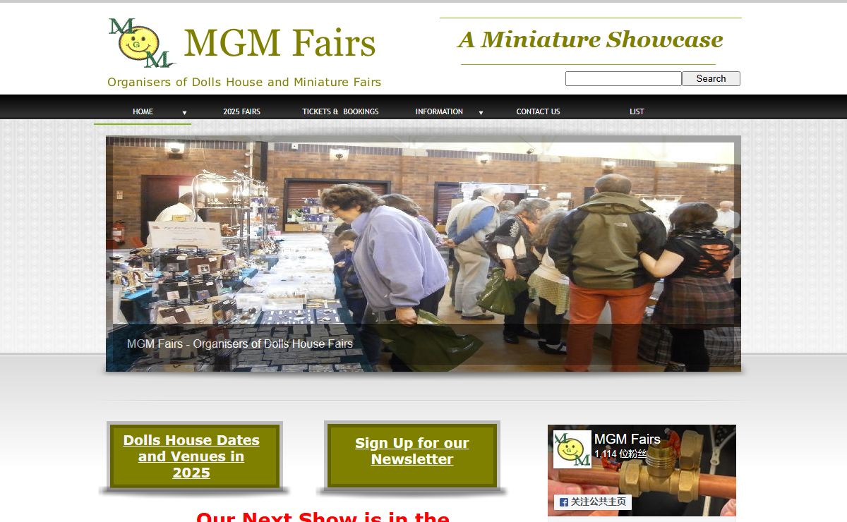 Dolls House Fair Organisers | MGM Fairs