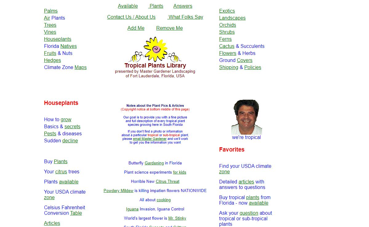 Master Gardener - Tropical Plants Library Online