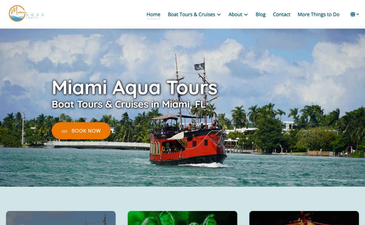 Miami Aqua Tours | Bayside Miami Boat Tours & Cruises