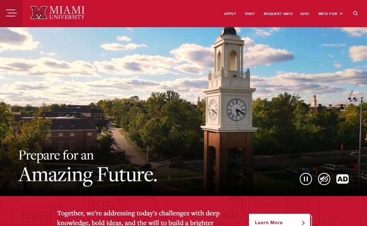 No. 3 Public for Undergrad Teaching | Miami University