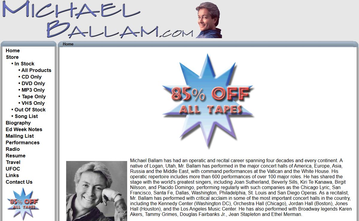 Michael Ballam's Official Web Site