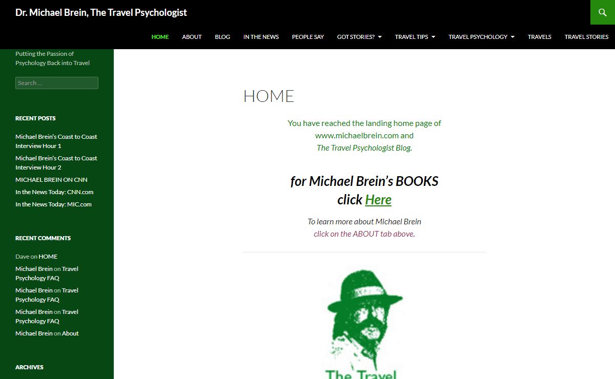 Dr. Michael Brein, The Travel Psychologist | Putting the Passion of Psychology Back into Travel
