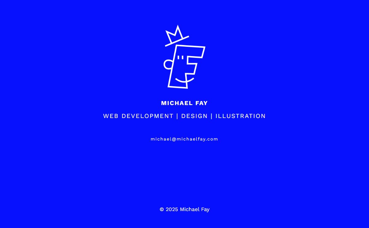 Michael Fay – Web Development | Design | Illustration