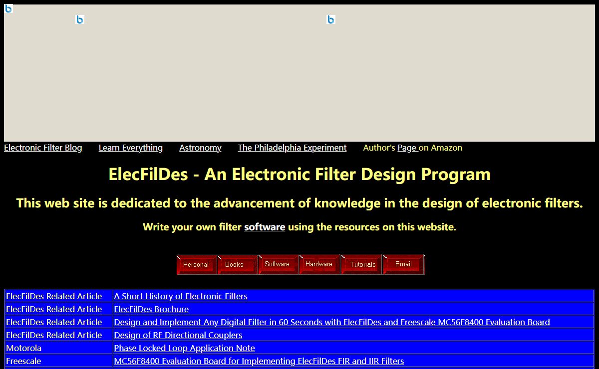 Electronic Filter Design for Active, Passive, and Digital Filters