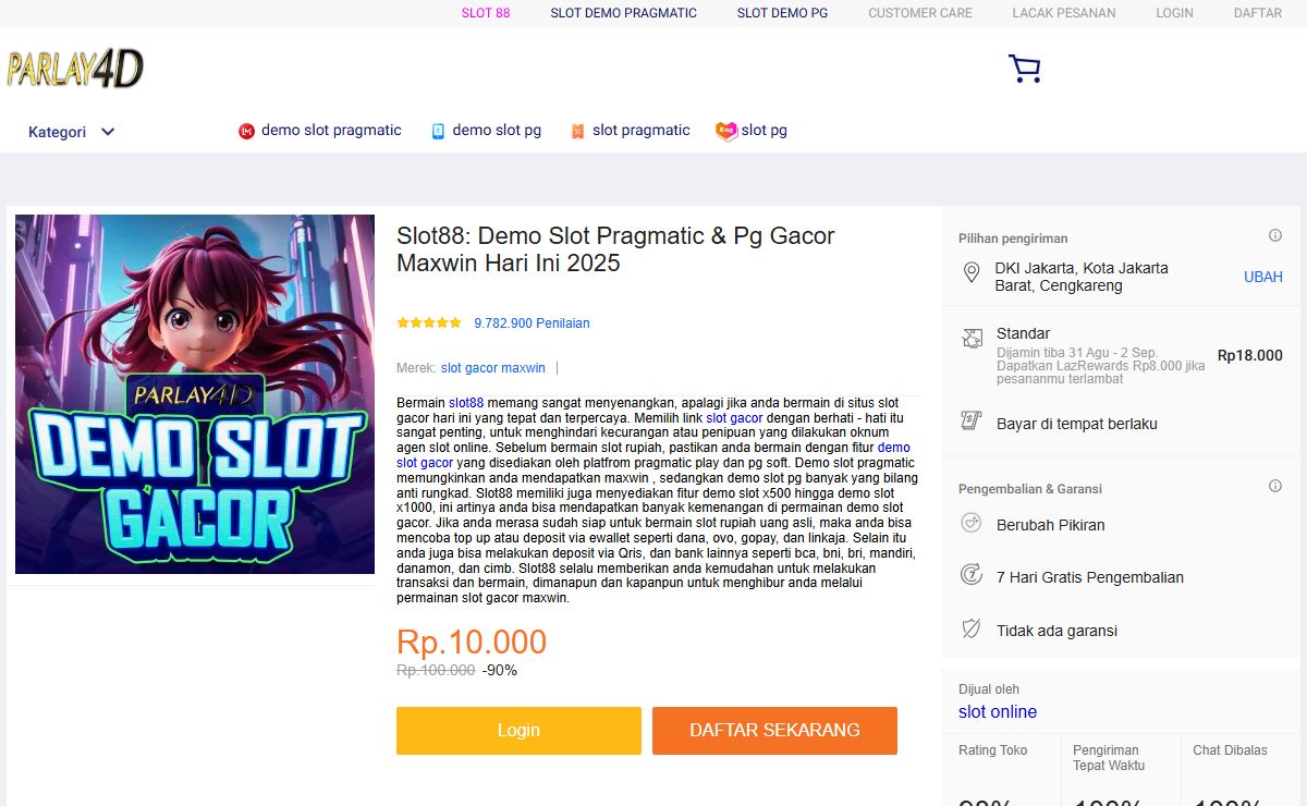 Slot88: Demo Slot Pragmatic & Pg Gacor Maxwin Hari Ini 2025