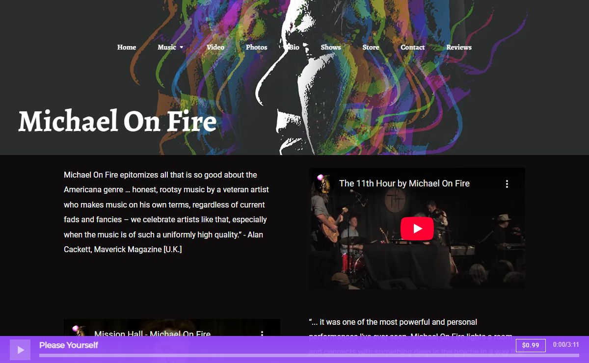 Michael On Fire