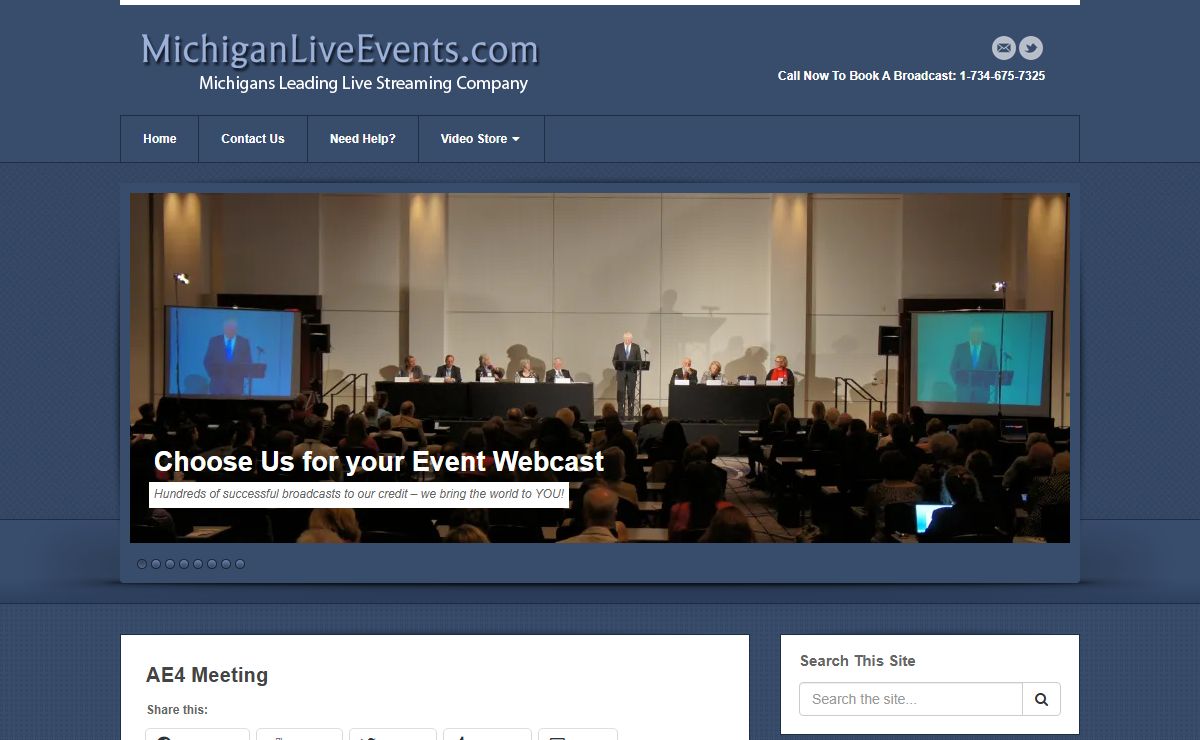 Michigan Live Events - Michigan's Leading Live Streaming Video website | Michigan Live Events – Michigan's Leading Live Streaming Video website