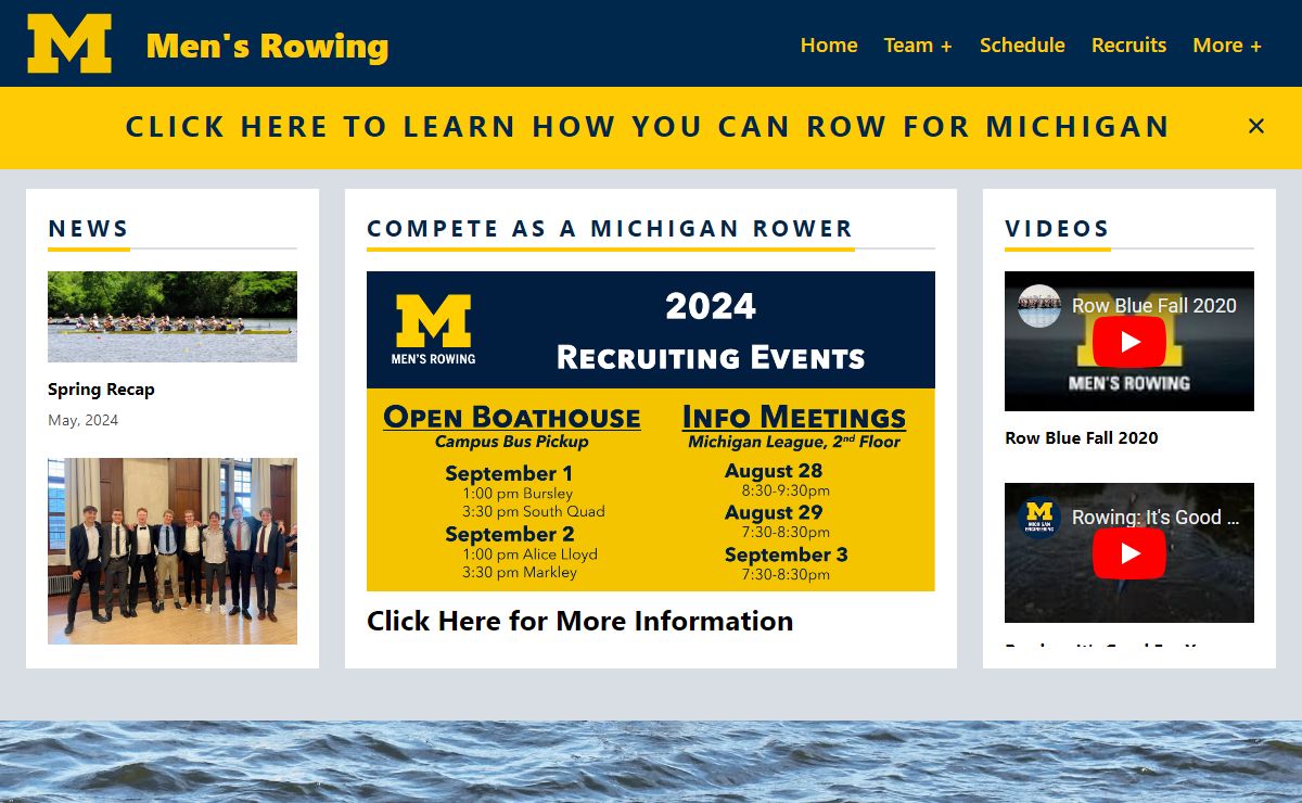 Michigan Men's Rowing - Official Athletics Website