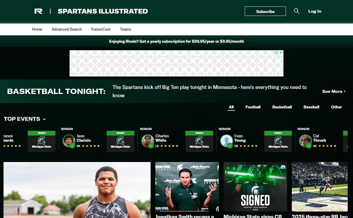 Spartans Illustrated: Michigan State Spartans Football & Basketball Recruiting