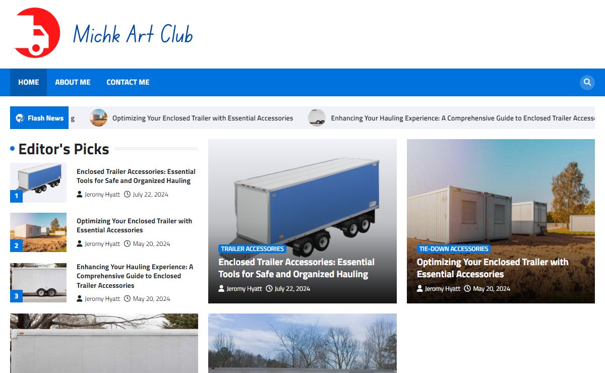 Michk Art Club - enclosed trailer accessories