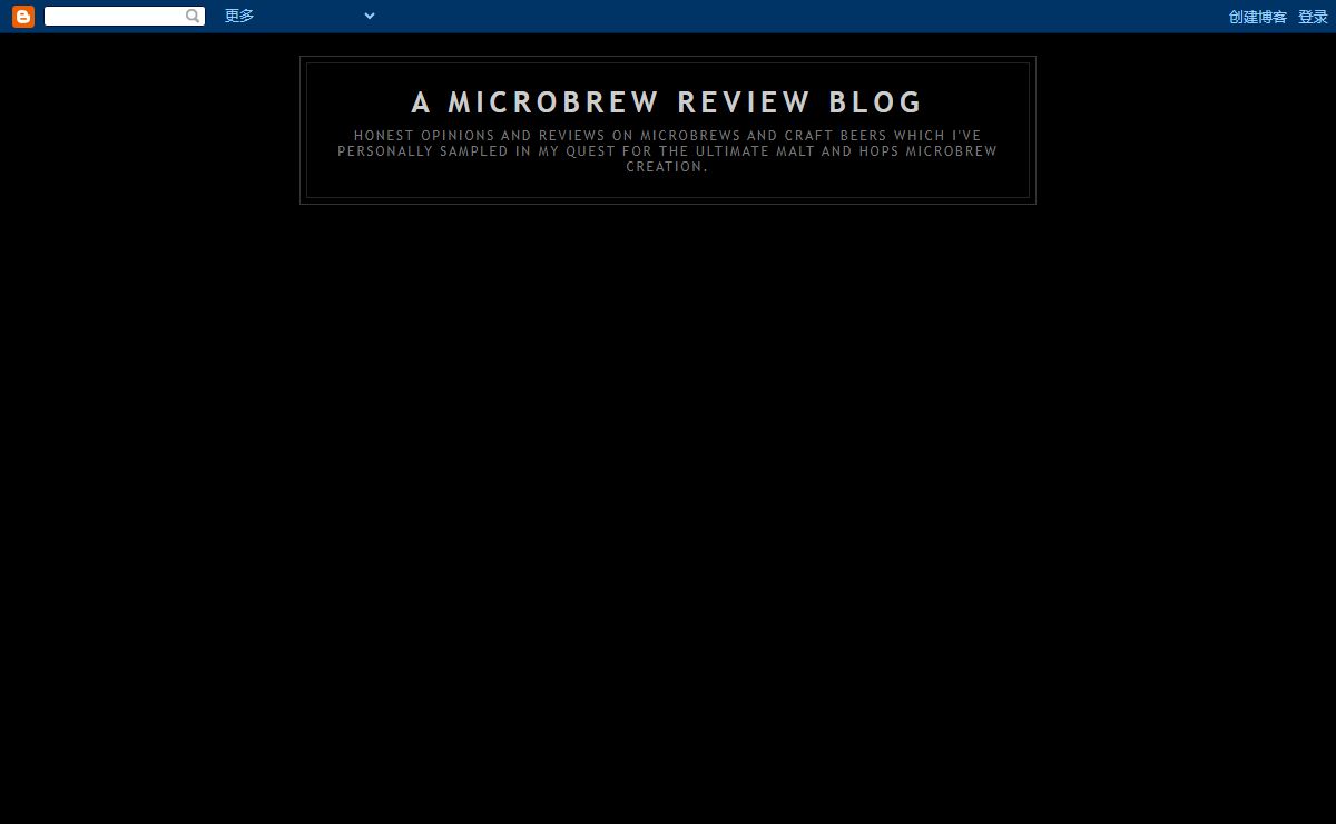 A Microbrew Review Blog