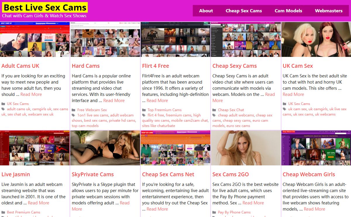Best Live Sex Cams 2025: Chat with Cam Girls & Watch Sex Shows