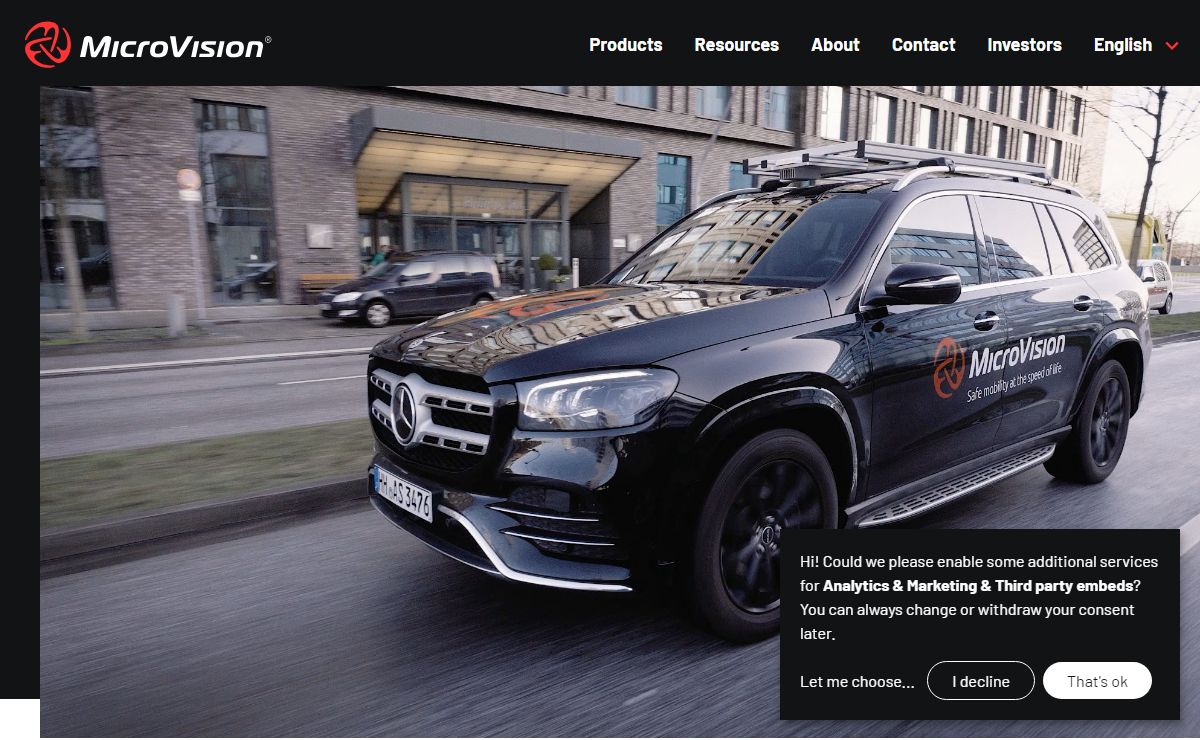 Automotive Lidar Technology in Autonomous Vehicles | MicroVision