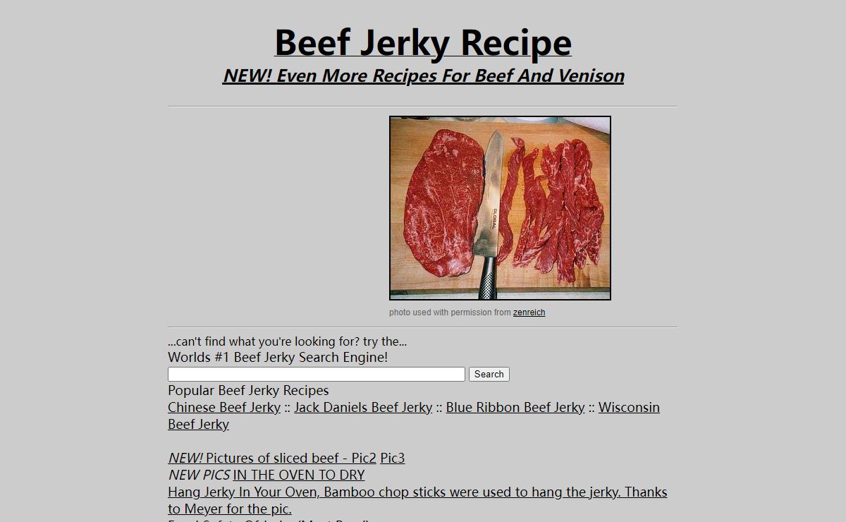 Beef Jerky Recipe