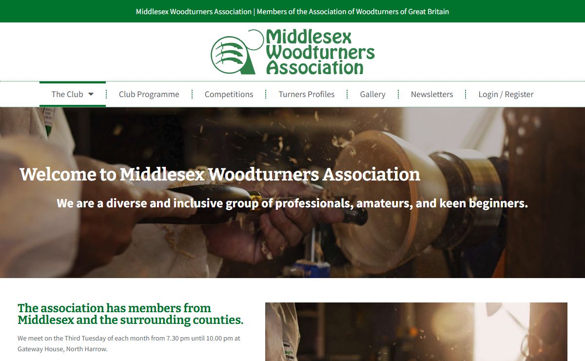 Middlesex Woodturners Association – We are a diverse and inclusive group of professionals, amateurs and keen beginners