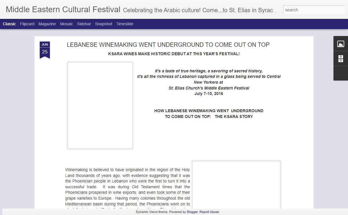 Middle Eastern Cultural Festival