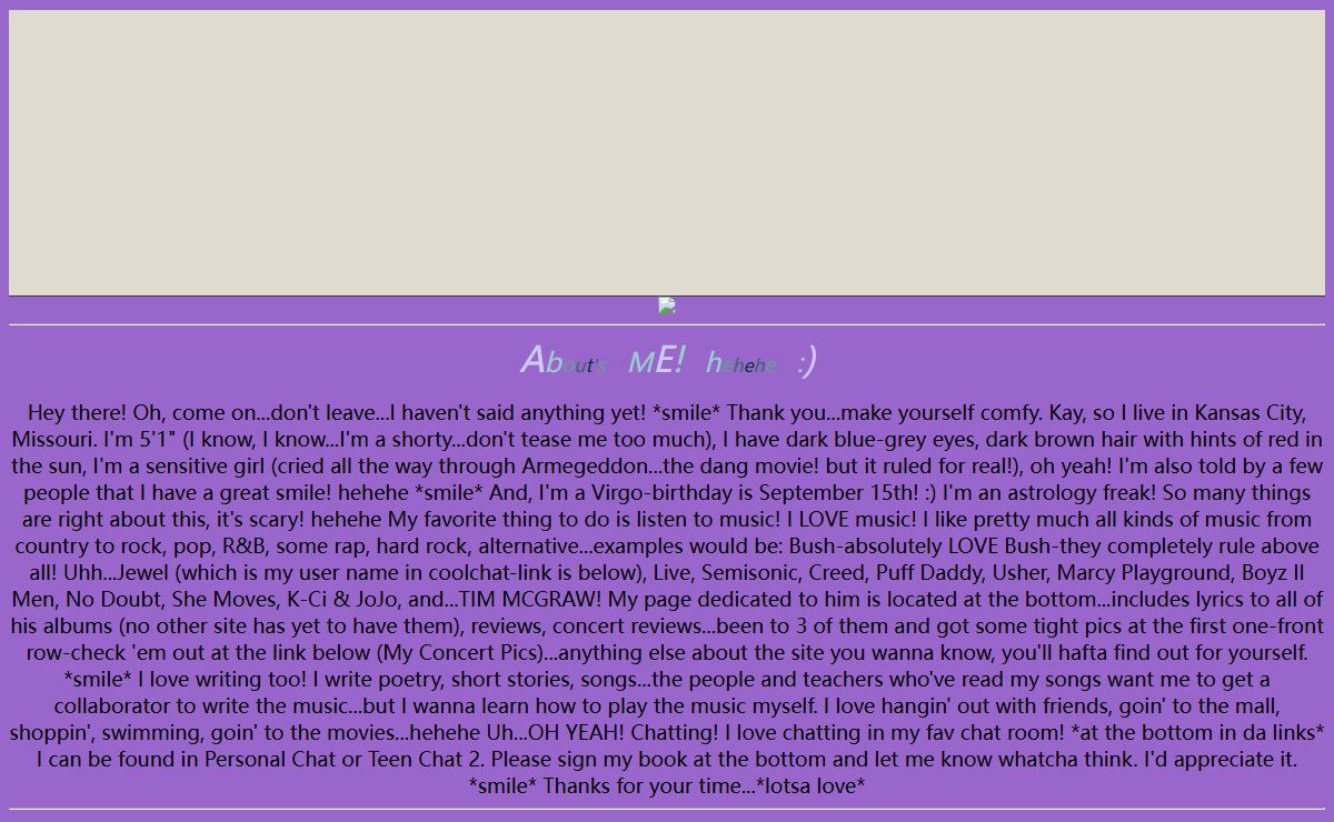 Jewel's Tight Page